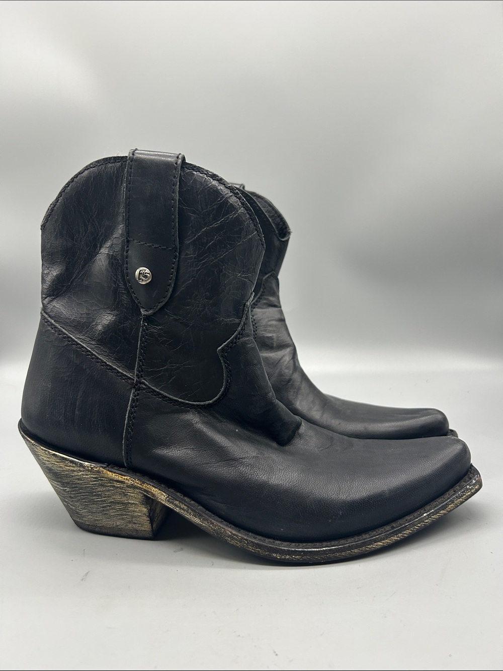 Liberty Black Zipper Women's Ankle Boot